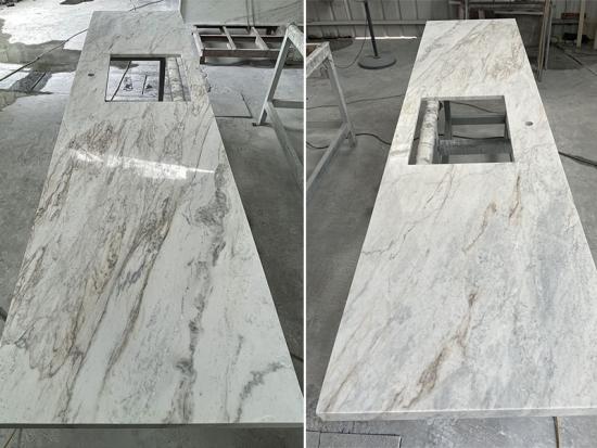 Bianco Orion Marble Kitchens