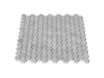 Ritz white Marble Mosaic Hexagon