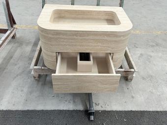 Beige Travertine Wash Basin