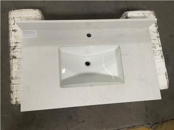 Ariston White Engineered Marble