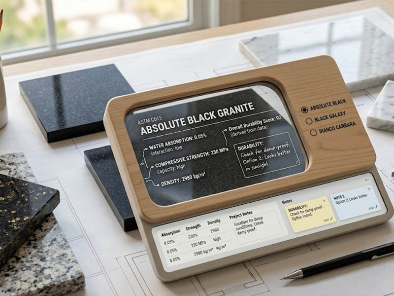 Cómo interpretar los datos de durabilidad del granito para tomar decisiones en el mundo real.